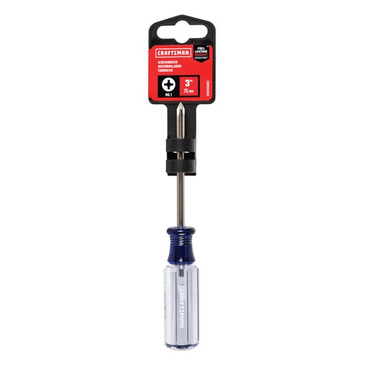 SCREWDRIVER ACETATE PHILLIPS #1 X 3" CRAFTSMAN