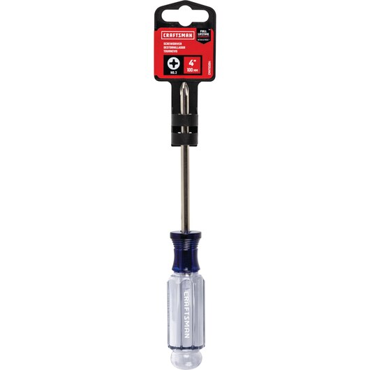 SCREWDRIVER ACETATE PHILLIPS #2 X 4" CRAFTSMAN
