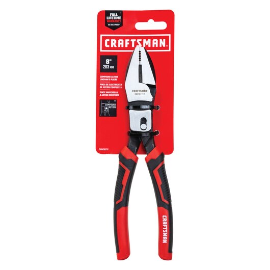 LINESMAN COMPOUND ACTION PLIER 8" CRAFTSMAN