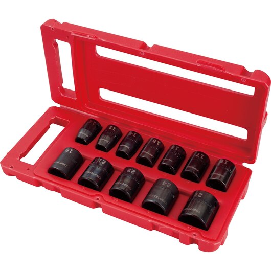 IMPACT SOCKET SHALLOW SET 12 PC. DR.1/2'' METRIC CRAFTSMAN