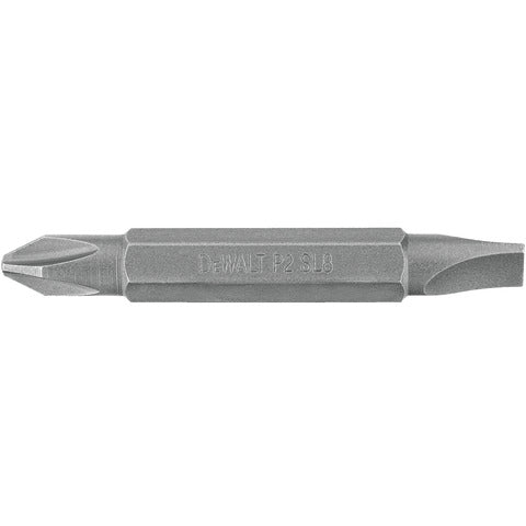 PHILLIPS #2 SLOTTED #8 DOUBLE ENDED 2" BITS DEWALT