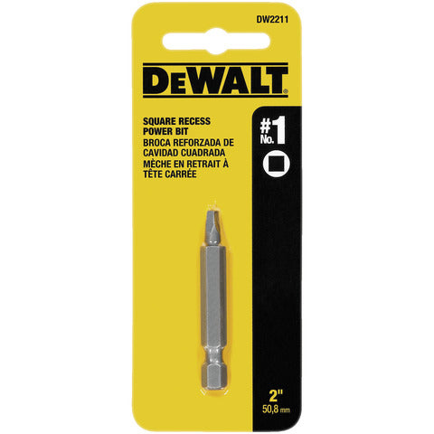 SQUARE #1 X 2" POWER BIT DEWALT
