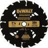 CIRCULAR SAW BLADE 7-1/4" X 20T DEWALT