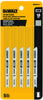 JIG SAW BLADES 32 TPI 5 PC DEWALT