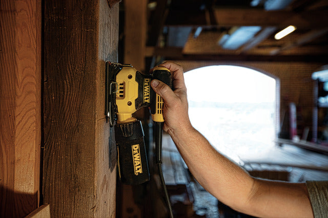 LIJADORA ORBITAL 1/4” DEWALT