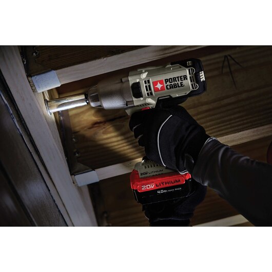 Impact Wrench 1/2'' 20V/W 1 Battery 4.0AH Porter Cable