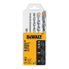 Drill Bit Set 5PC SDS Plus Rock Carbide Dewalt